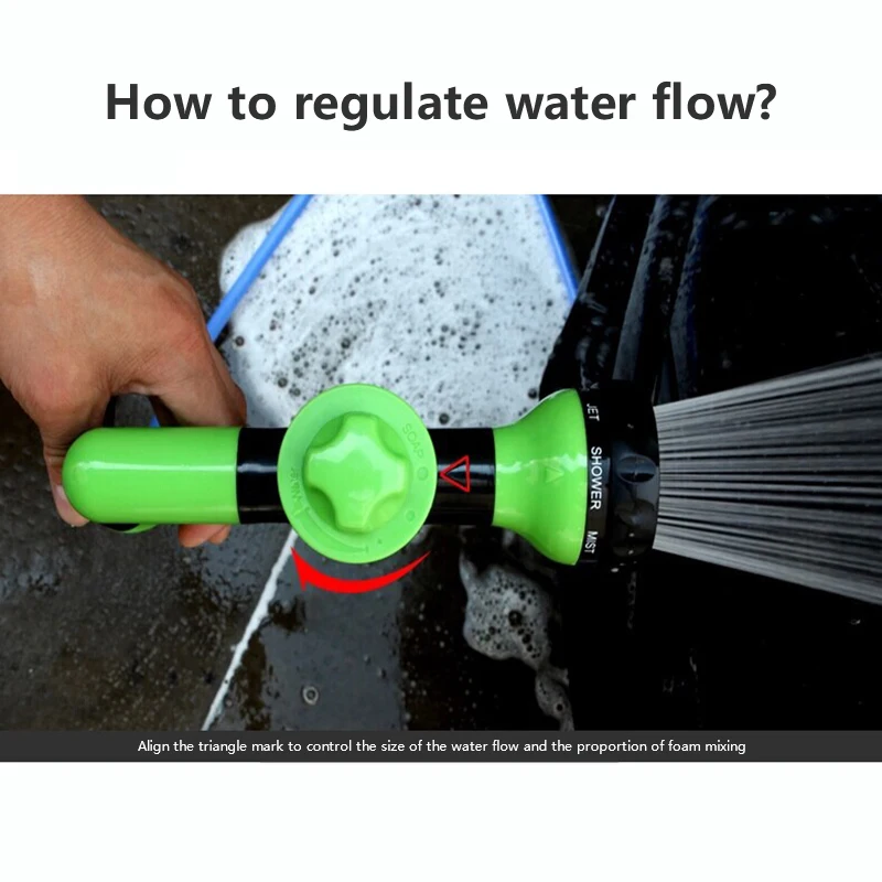 Car High pressure cleaner snow Foam Guns Wash Portable For Washing Nozzle Spray Garden washing accessories | Автомобили и