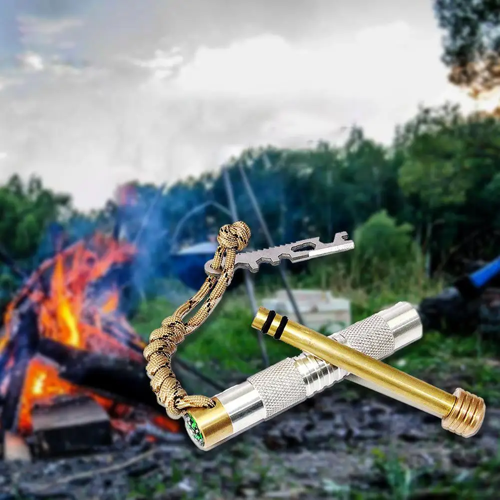 Уличная Зажигалка для выживания кемпинга огнестрельное оружие портативная