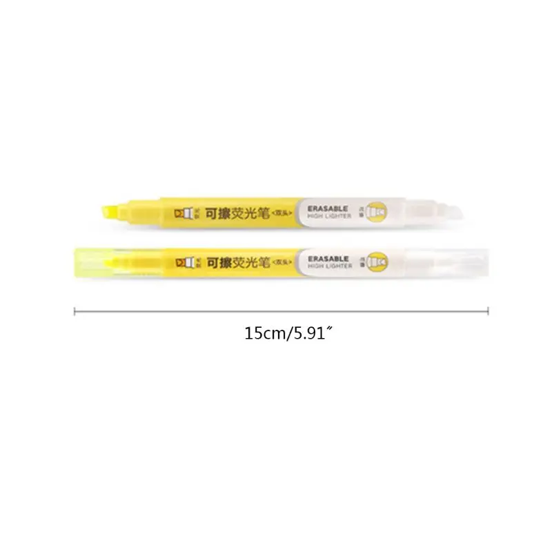 

6pcs Double Head Erasable Highlighter Pen Marker Pastel Liquid Chalk Fluorescent Pencil Drawing Stationery HCCY