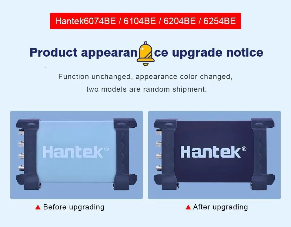 Цифровой осциллограф Hantek 6254BE 250 МГц Пропускная способность автомобильные осциллографы автомобильный детектор 4 канала 1Gsa/s USB PC Osciloscopio