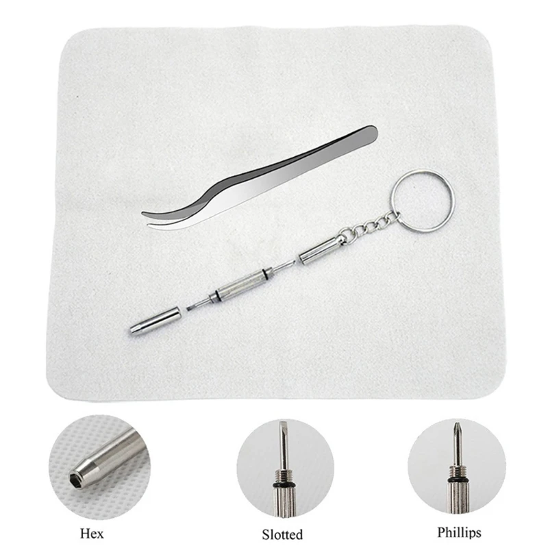 

Glasses Repair Tool Nose Pads For Glasses Soft Nose Pad Screw Convex Washer Screw Washer Screw Nut A5KE