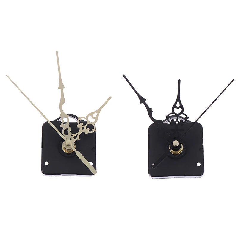 

1Set Professional Clock Mechanism Clockwork Practical Quartz Wall Clock Movement Black&Gold