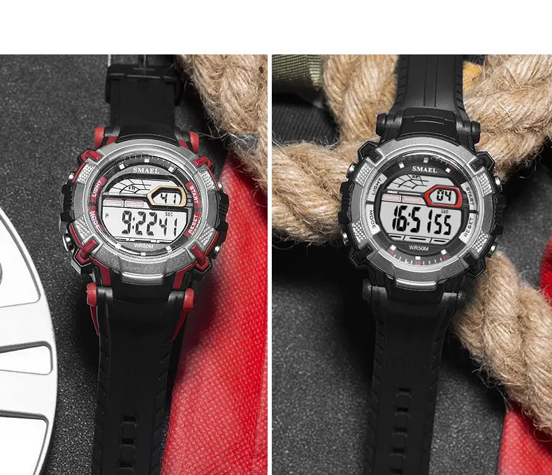 

Multi-Functional Men's Watch Trendy Casual Sports Timing Student Electronic Watch digital watch