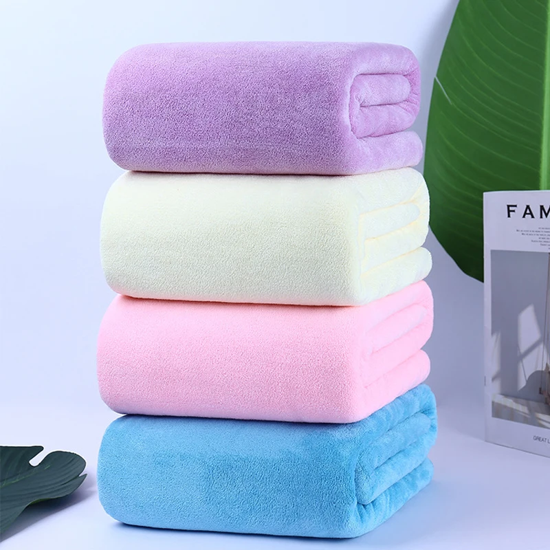 

1PC Towel Luxury Quick-Drying Super Absorbent Soft Bath Towel Bed Sheet Hotel Massage Beauty Salon Steaming Large Bath Towel