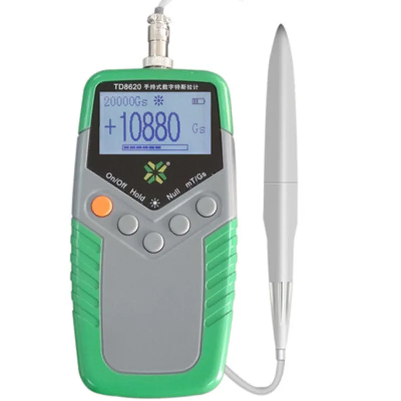 

NEW Permanent Magnet Gauss Meter Handheld Digital Tesla Meter Magnetic Flux Meter Surface Magnetic Field Test 5% Accuracy.
