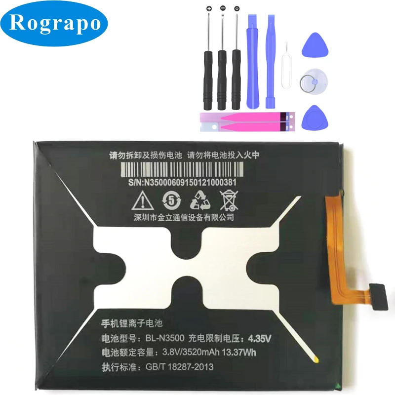 3 8 V 3500mAh Замена BL N3500 батареи для Gionee E8 Оригинальные батареи|mobile phone battery|battery forphone