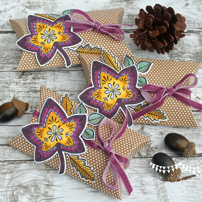 Красивые листья металла резки штампов и для DIY Скрапбукинг фото карты делая Декор