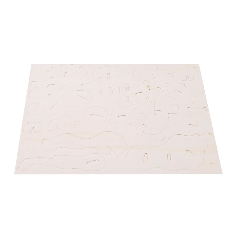 

New Hot Sale 3D DIY Assembly Construction Jigsaw Puzzle Handmade Educational Woodcraft Lovely Deer Lion Wood Model Kit For Adult