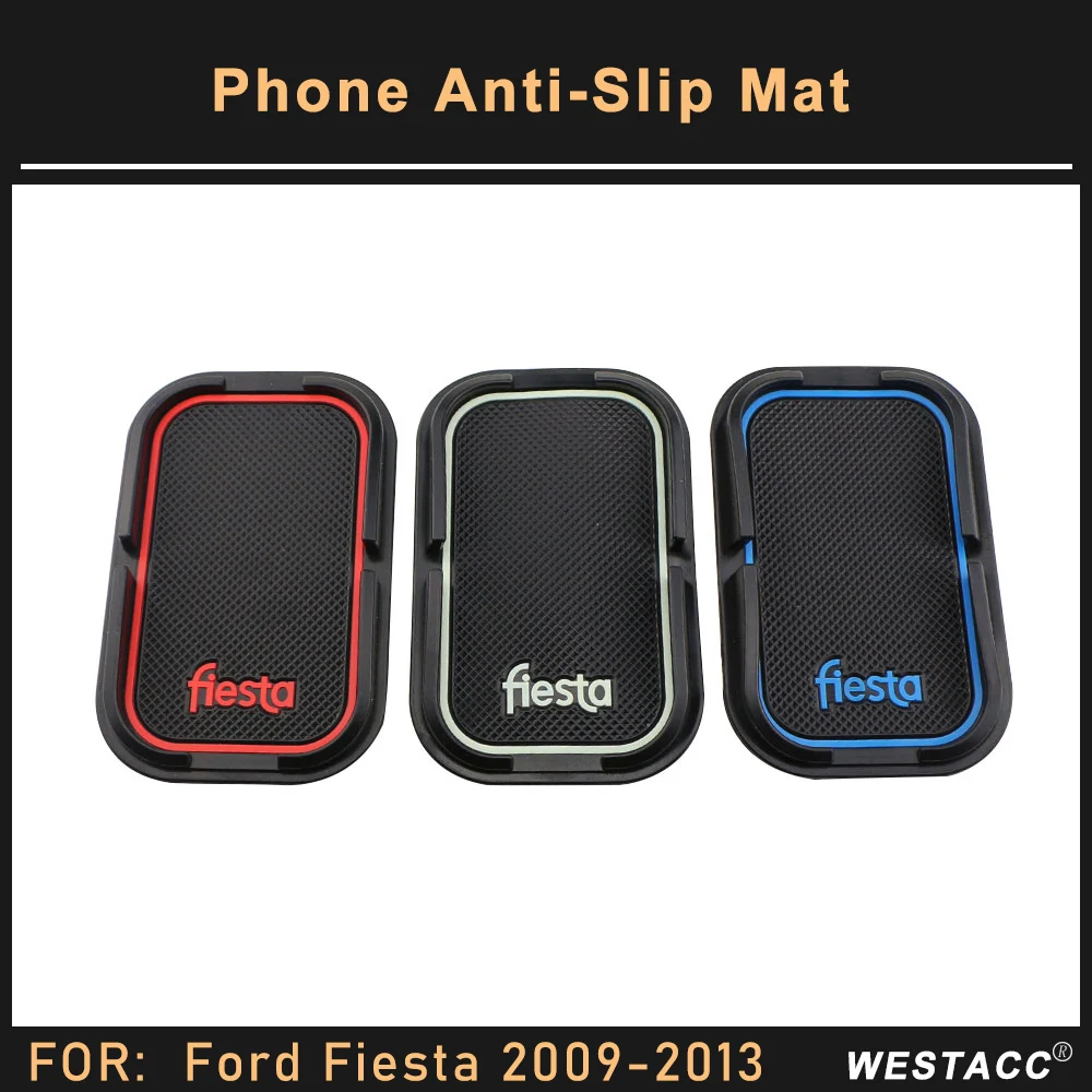 

Silica Gel Car Anti-Slip Mat Phone MP3 MP4 GPS Fix Non-Slip Mat Pad for Ford Fiesta 2009 - 2013 Interior Accessories