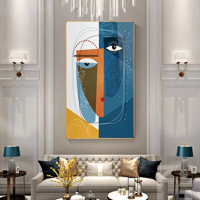 

Modern art painting abstract canvas painting print posters and prints home living room wall decoration painting