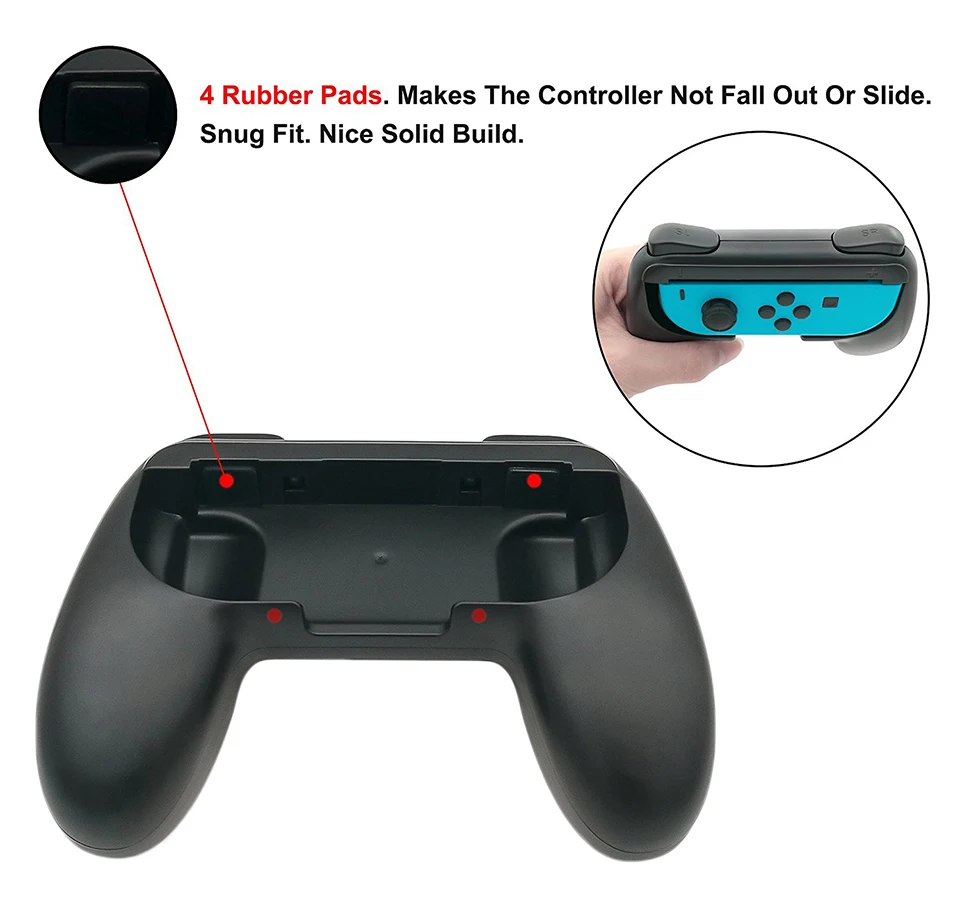 Игровые аксессуары NS Joycon, держатель, расширенная ручка, кронштейн, контроллер, ручка NS, джойстик, рукоятка, для пульта, Joy-Con