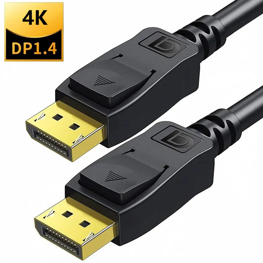 

1.8M/3.0M (6ft/10ft) DisplayPort Cable DP to DP Adapter Cable 4K 10.8Gbps Male to Male Gold-Plated Cord For Video PC Laptop TV