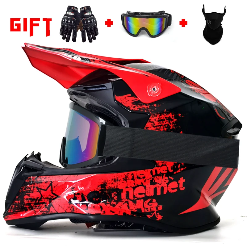 2021 New Off-road Motorcycle Helmet Ece-R22/05 DOT Motocross Professional Motorbike Racing Dirt Bike Full Face Moto Helm Casco