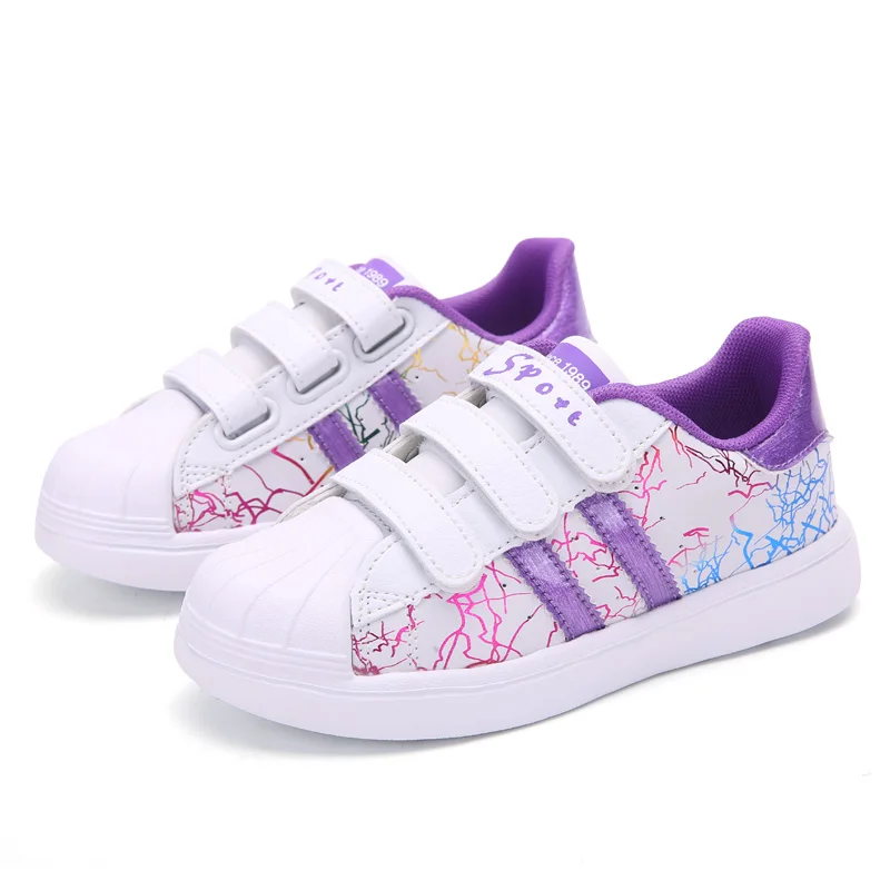 

New Girls Casual Shoes Light Leather Flat Sneakers Kids Summer Children Fashion Sport Running Footwear Winter Canvas Shoes