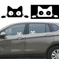 New Reflective CartoonSurprise Cat Peeking High-quality Color Vinyl Car-Sticker Decals Bumper Vinyl Car Interior 146cm