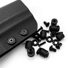4 комплекта Kydex кобура винты детали и аксессуары быстрое соединение оболочки винты фитинги K оболочка Сделай Сам зажим для талии винт