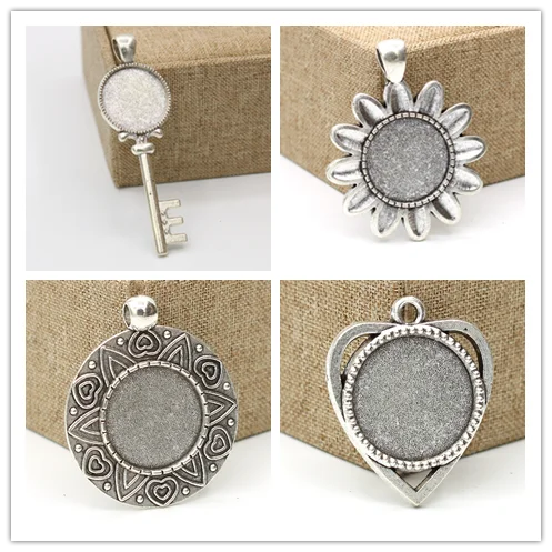 

Металлическая основа подвески, цепочка для свитера, фотооснова 18 мм, кабошон, драгоценный камень, цинковый сплав