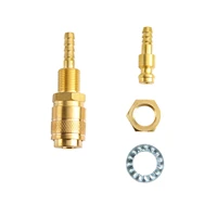 2pcs 8mm water cooled quick connector for wp9171826 tig welding torch adapter fitting hose for tig welding torch tools