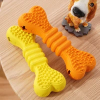 hot sale pet dog chew toys high quality durable rubber bone toy chewers teeth cleaning puppy dental care for pet accessories