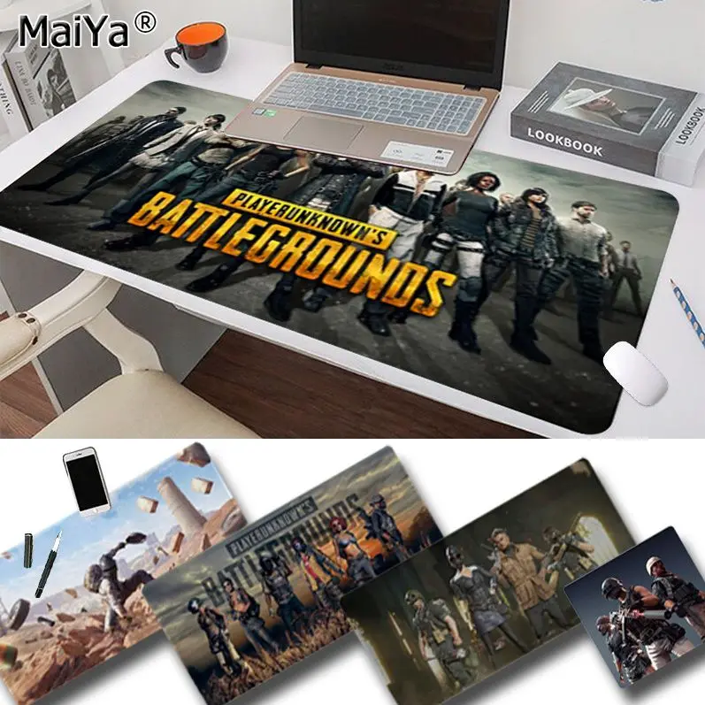 

MaiYa PUBG Playerunknown's Battlegrounds Hot gamer play mats Mousepad Size for CSGO Game Player Desktop PC Computer Laptop
