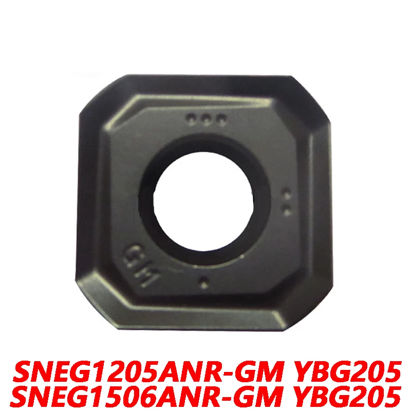 

100% Original SNEG SNEG1205ANR-GM YBG205 SNEG1506ANR-GM 10pcs Carbide blade CNC lathe blade Processing stainless steel ANR