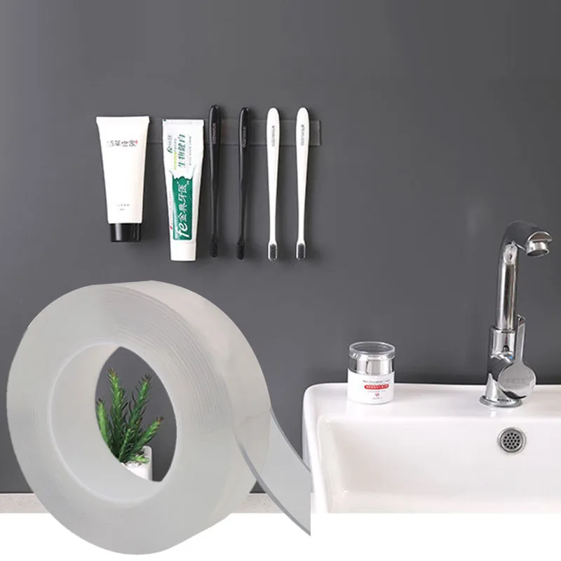 Настенный подвесной стеллаж для ванной комнаты без отверстий наноклейкая стойка