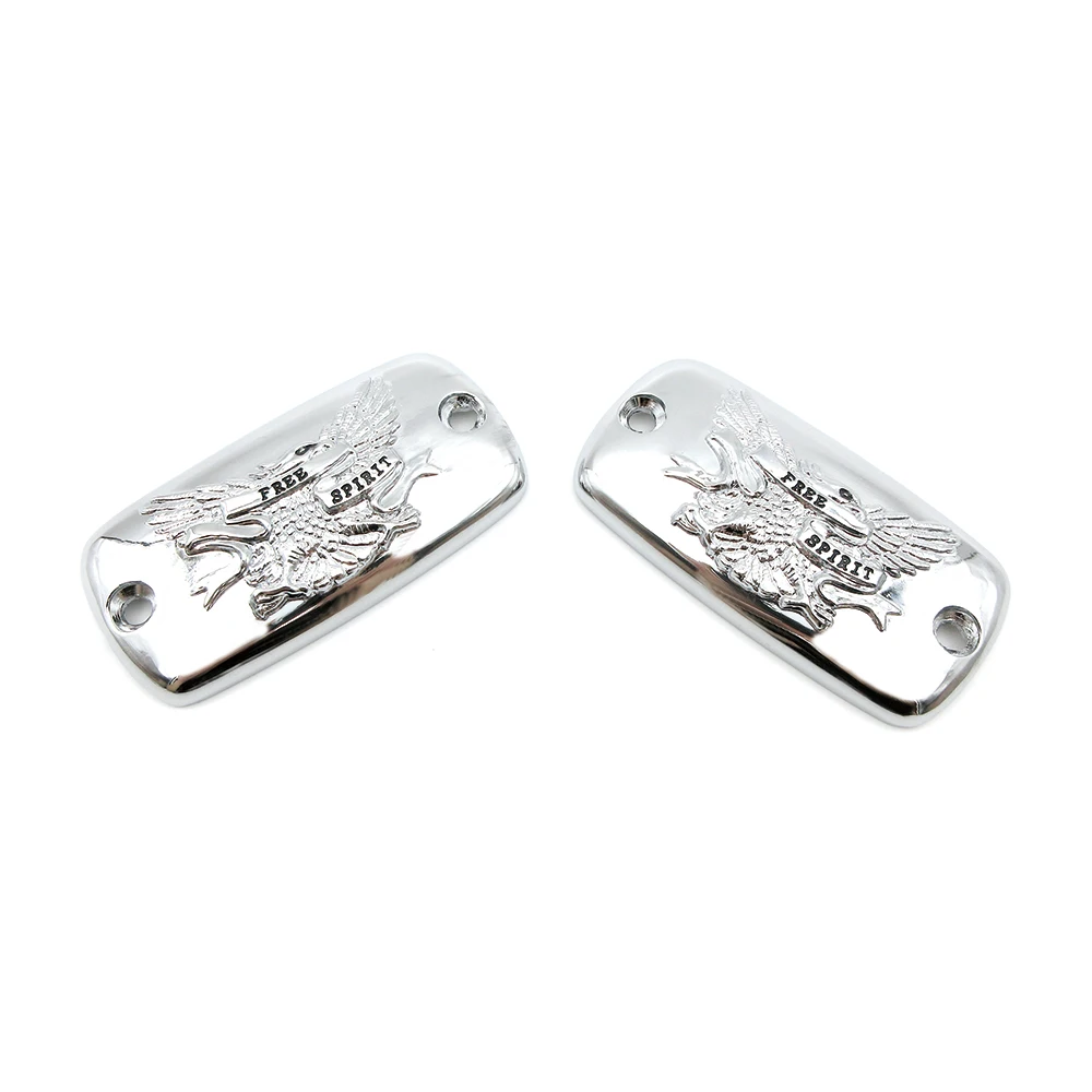 

Motorcycle Chrome Brake Fluid Reservoir Cap Fit For Honda Valkyrie Goldwing 1500 1800 VTX 1800 High 100% Quality Billet Aluminum