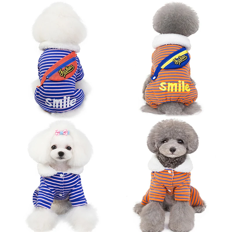 Зимняя одежда для собак толстая флисовая зеленая маленьких и больших чихуахуа