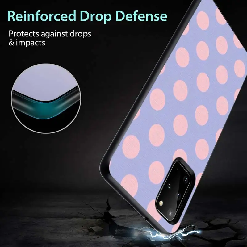 

Polka Dot Heart for Samsung S20 FE Ultra Plus A91 A81 A71 A51 A41 A31 A21S A11 A72 A52 A42 A32 A12 A02S Phone Case