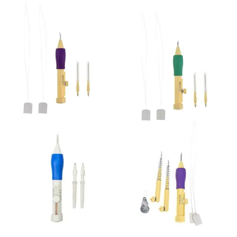 Ручка для вышивки иголки швы вышивка инструмент плетения швейный набор ниток