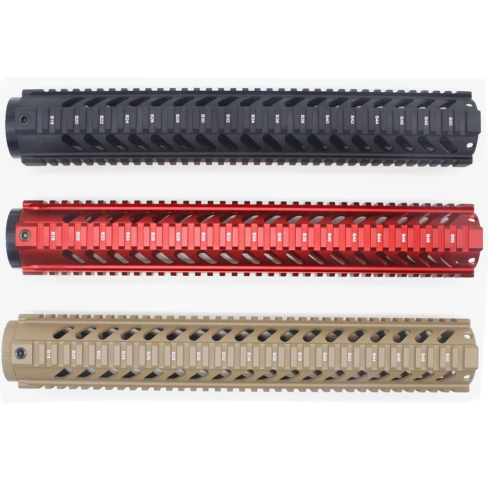 15 дюймовая Тяжелая четырехрельсовая Накладка для системы крепления Пикатинни.