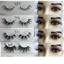 HEXUAN fake eyelashes for makeup beauty 100% real mink lash cruelty free high quality real mink