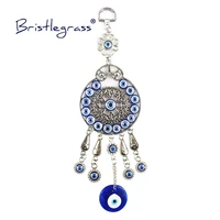 bristlegrass turkish blue evil eye flower vine amulets lucky charms car wall hanging pendants pendulum blessing protection decor
