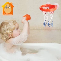 kids funny bath basketball toy plastic bathtub shooting suctions cups game portable mini hoop water balls set toys for children