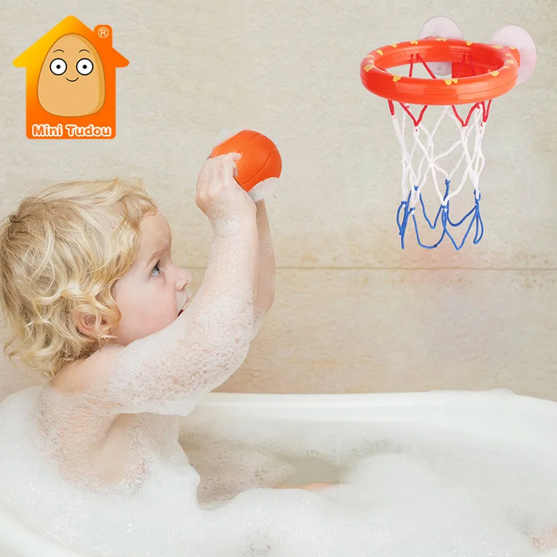 Фото Детская забавная игрушка для ванной баскетбольная пластиковая Ванна стрельбы