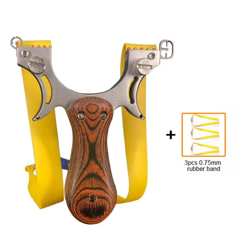 

High Quality Stainless Steel Catapult with Flat Rubber Band