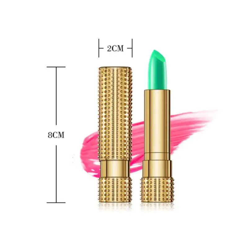 

1PC Moisture Lip Balm Natural Aloe Vera Lipstick Color Mood Changing Long Lasting Moisturizing Lipstick Cosmetics TSLM1