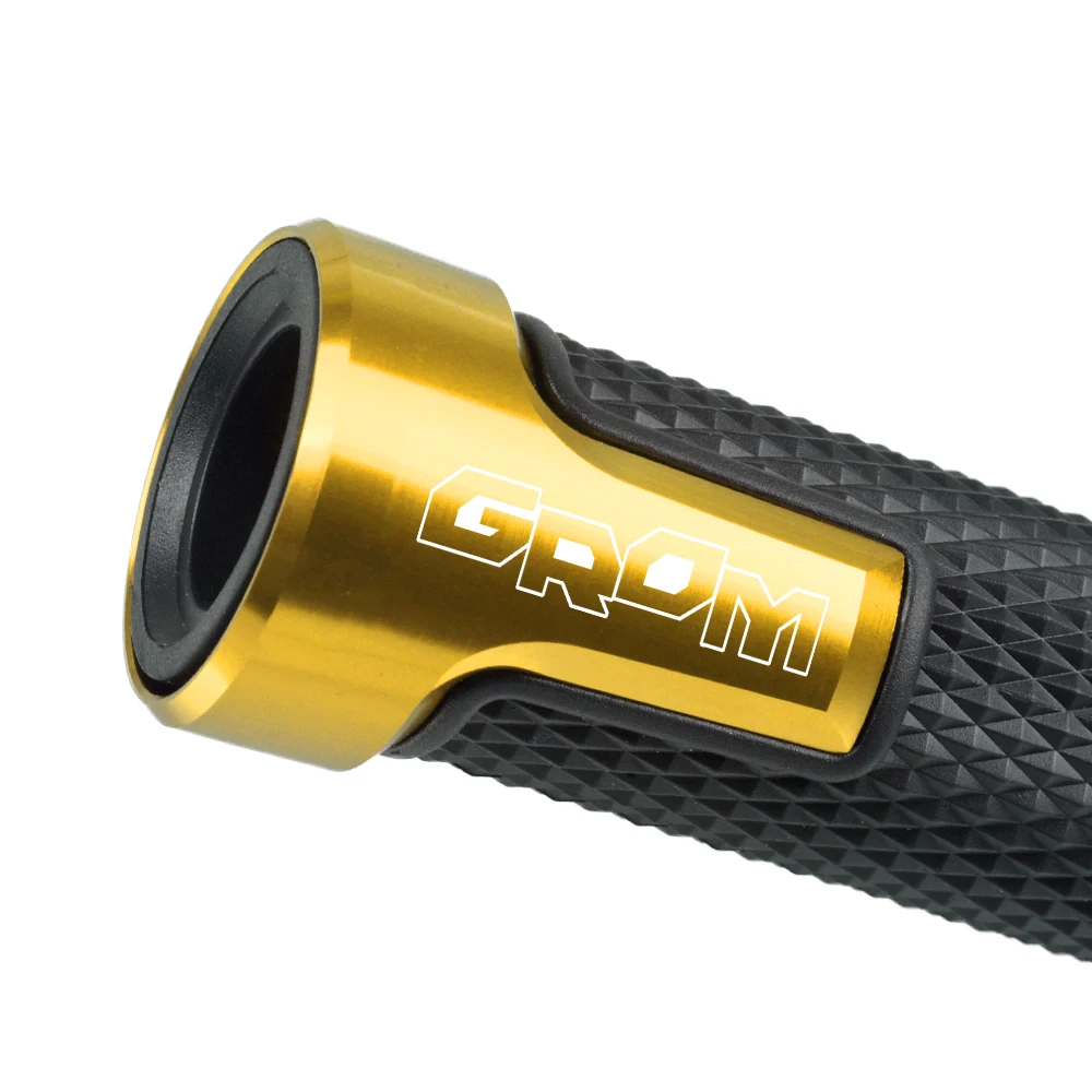 For Honda 2013 2014 2015 2016 2017 2018 2019 GROM LOGO Motorcycle 7/8"22mm Aluminum Anti-Slip Handle Bar Handlebar Hand Grips |
