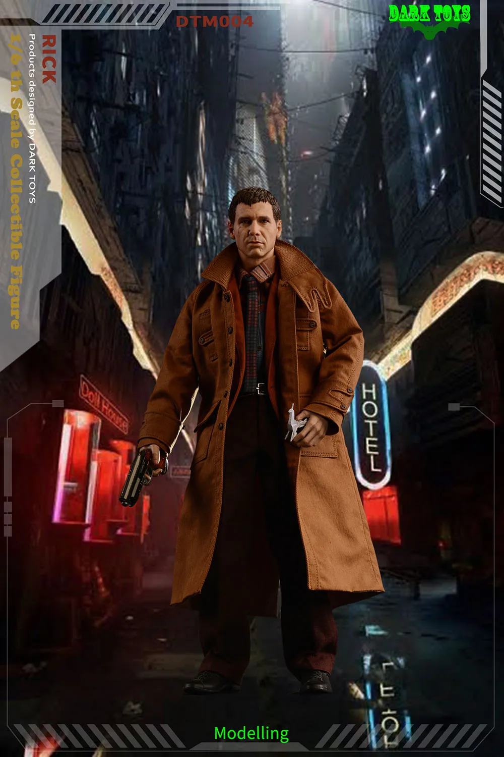 

in stock 1/6 Blade Runner DTM004 Full Set Deluxe Set With Normal Version & Injure Version Head Sculpture 12" Male Action Figure