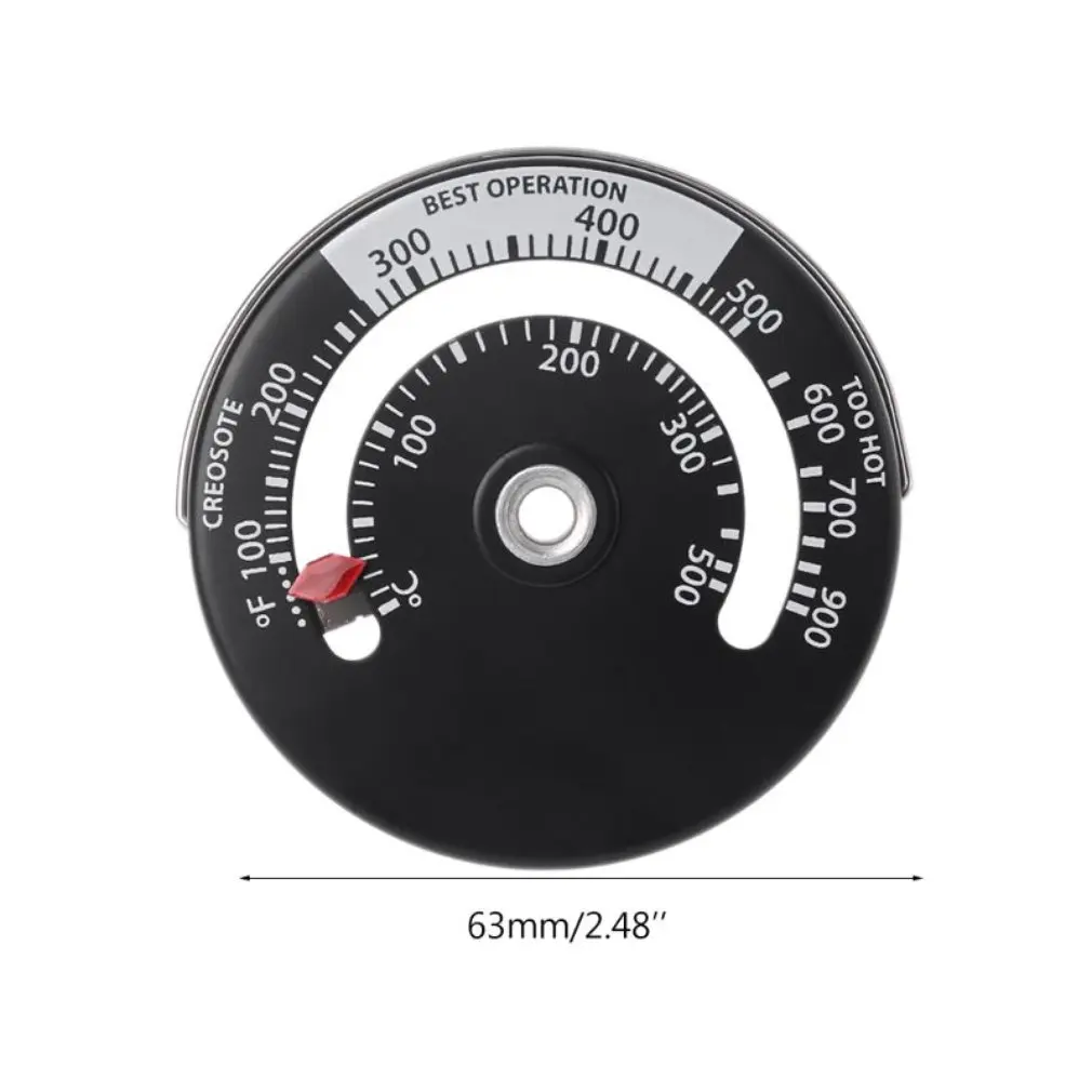 Magnetic Stove Flue Pipe Thermometer Burn Indicator Heater Temperature Gauge Woodburner Fan | Обустройство дома