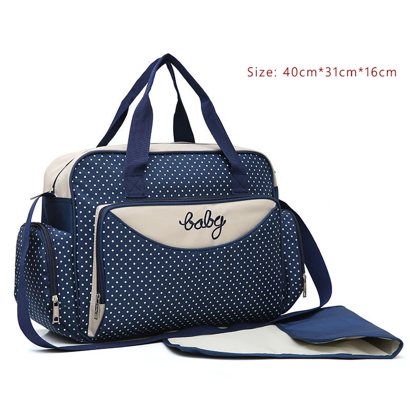 Dark Blue Big Bag Сумка для подгузников для мамы на одно плечо, Детская сумка для подгузников, Женская дорожная сумка для ребенка, для кормящих мам, сумка для беременных, luiertas - Цвет: Dark Blue Big Bag