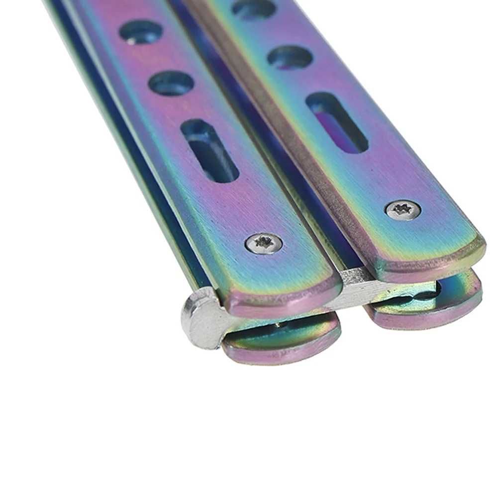 

1PC Hairdressing Comb Foldable Hairbrush Stainless Steel Practice Training For Hairdresser Beard Moustache Brushes Comb