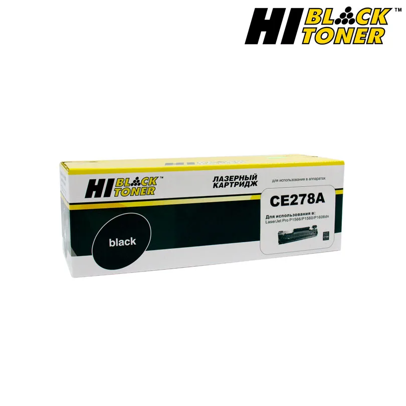 Картридж Hi-Black (CE278A) для HP LJ Pro P1566/P1606dn/M1536dnf 2 1K |