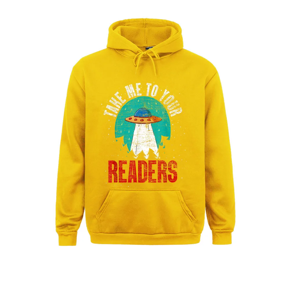 Обычный Забавный НЛО Take Me To Your reader для чтения с длинным рукавом матери