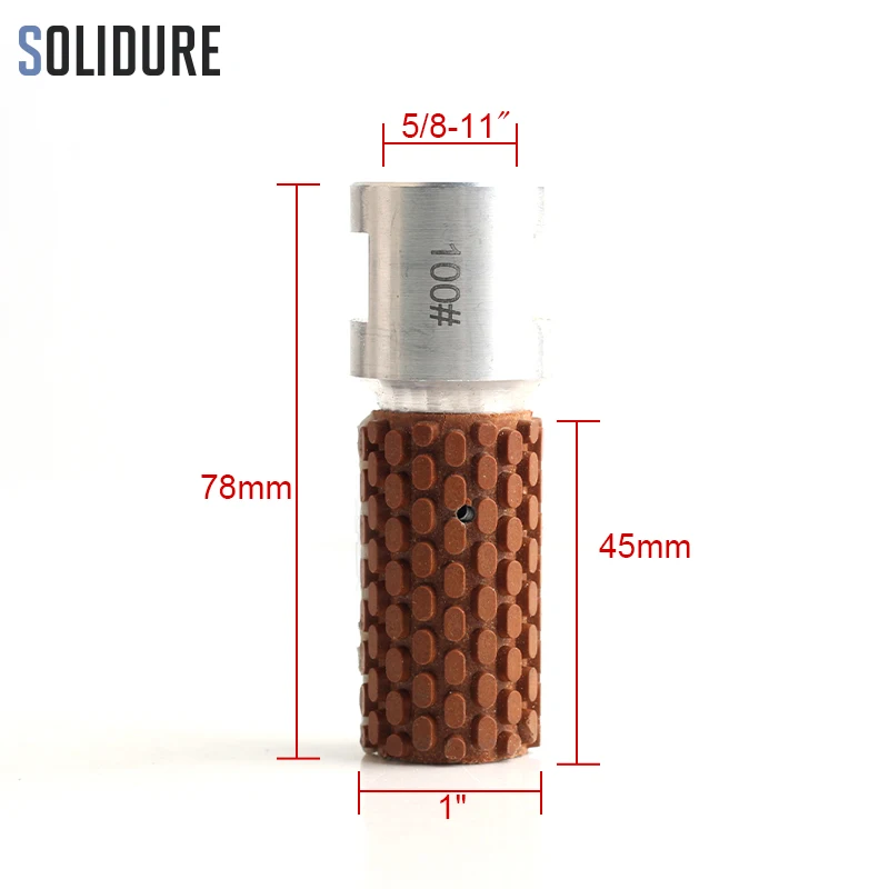 1 дюйм с беседкой 5/8 11 алмазное барабанное колесо мокрое шлифовальное для