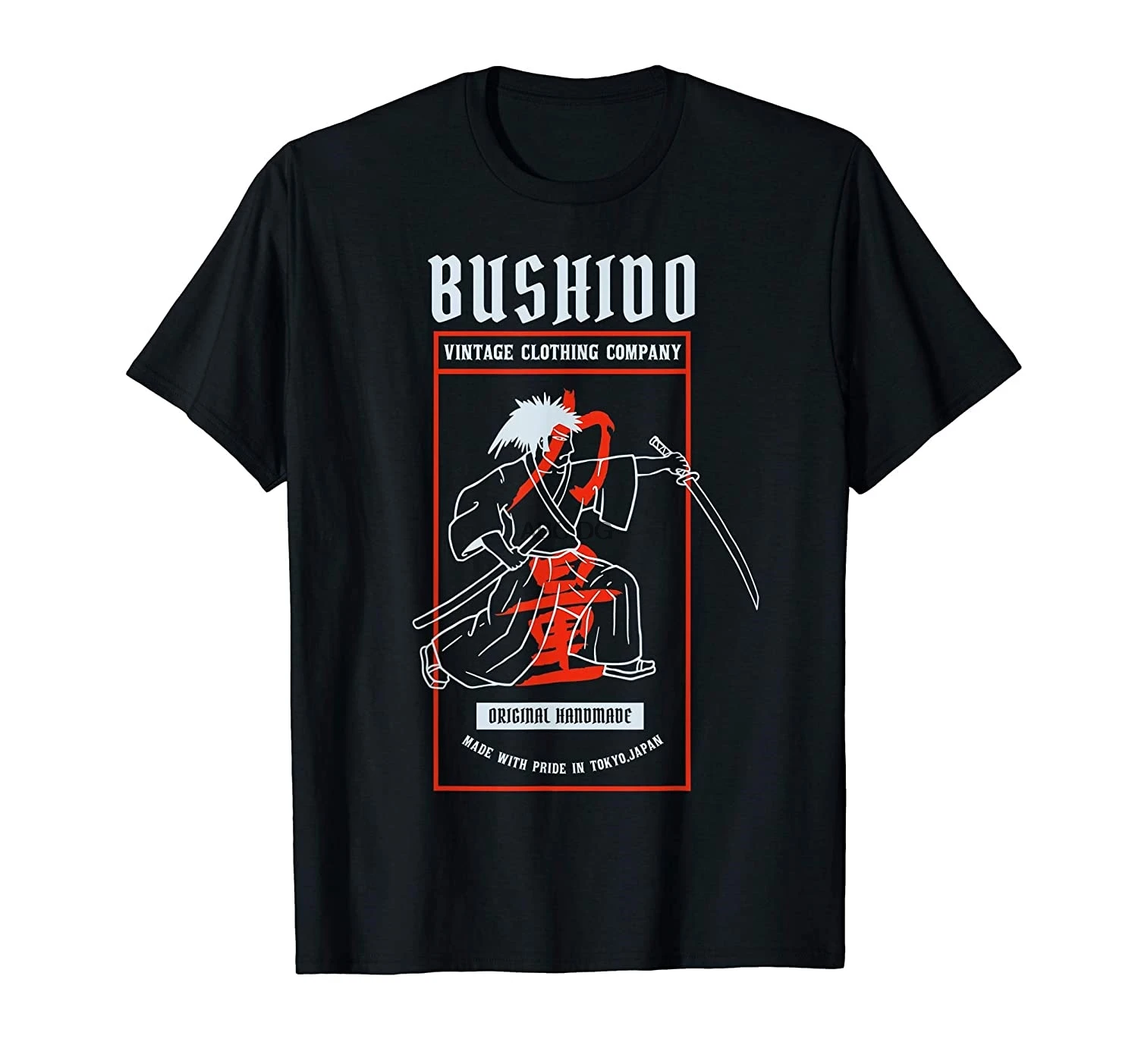 

Camiseta Retro Vintage japonesa Bushido Warrior Fighter Tokyo Japn (4)