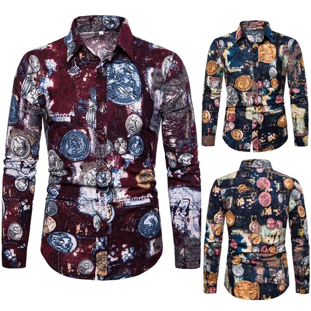 Весна и осень новый узор квадратный вырез культивировать себя Мода Лист Печать