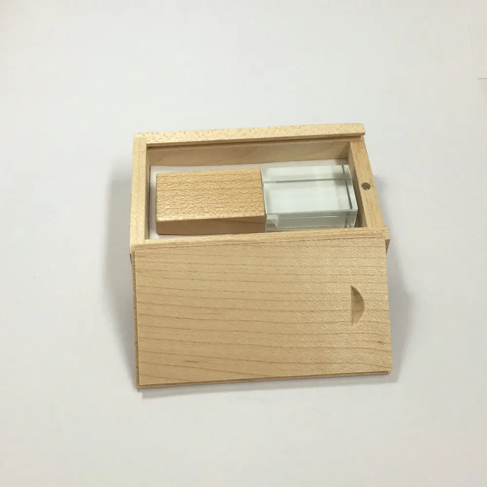 Деревянный Кристалл USB флеш-накопитель персональный фото логотип 4 ГБ 8 16 32 2 0
