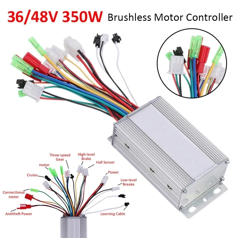 36V/48V Electric Scooter 350W Brushless DC Motor Controller For Xiaomi M365 Pro Ninebot Max G30 ES4 Scooter Controller Part