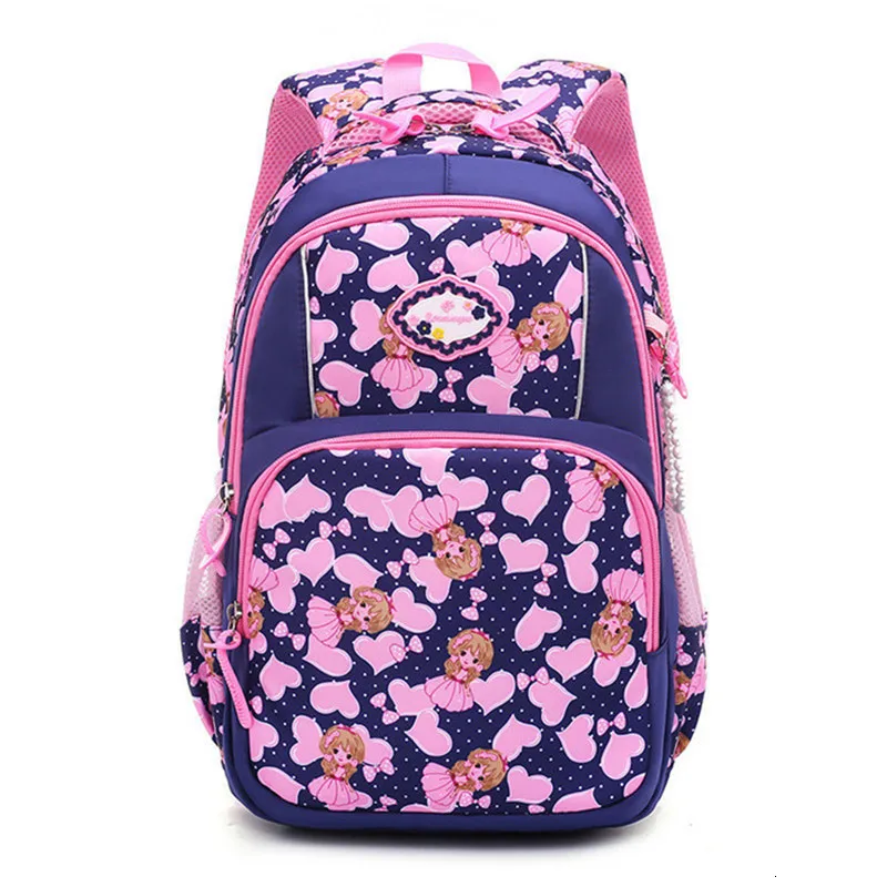 Bag Children School Backpacks For Girl princess School Lovely Nylon Waterproof Kids Satchel Schoolbag Printing backpack